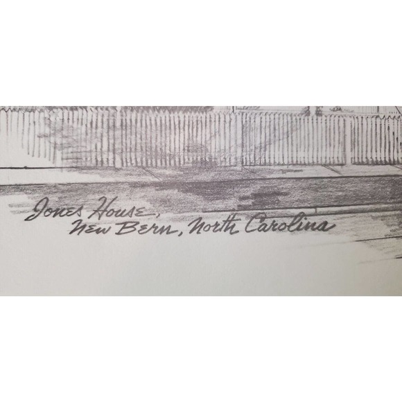 New Bern, NC four prints- Tyron Palace, Jones, Stevenson, & Stanley Houses ML - Picture 7 of 7